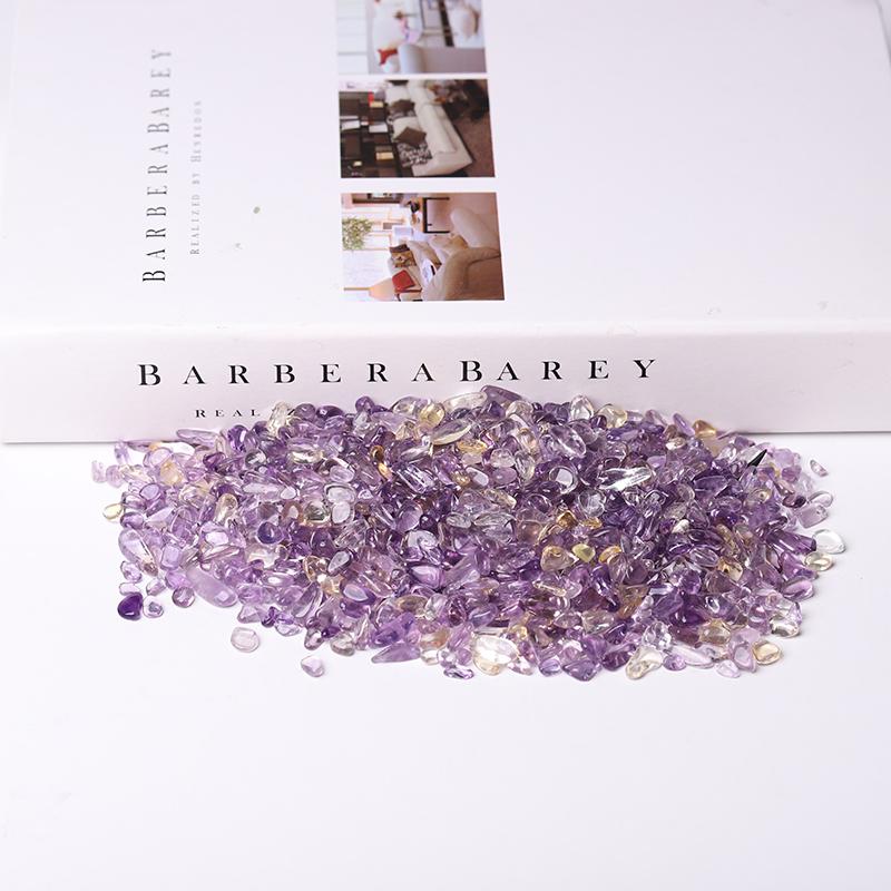 0.1kg Natural Ametrine Chips Crystal Chips for Decoration Wholesale Crystals USA