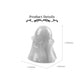 2" Hand Carved Honey Calcite Ghost