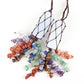 Natural Raw Clear Crystal Healing Stone Chakra Tassels Hanging Ornament Wholesale Crystals USA