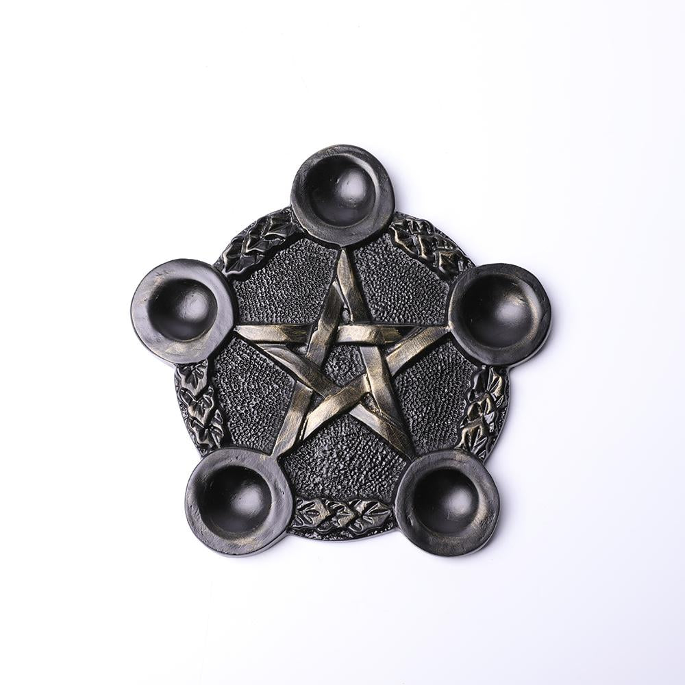Resin Pentagram Plate Base