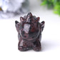 Natural Garnet Unicorn Hand Carving for Collection Wholesale Crystals USA