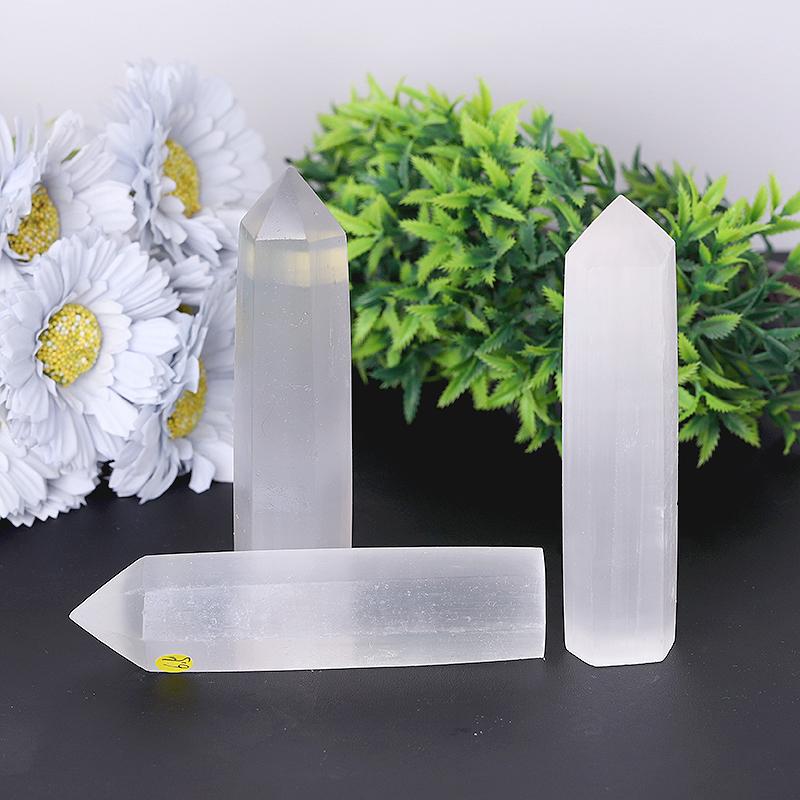 High Quality Selenite Points Healing Crystal Tower Wholesale Crystals USA