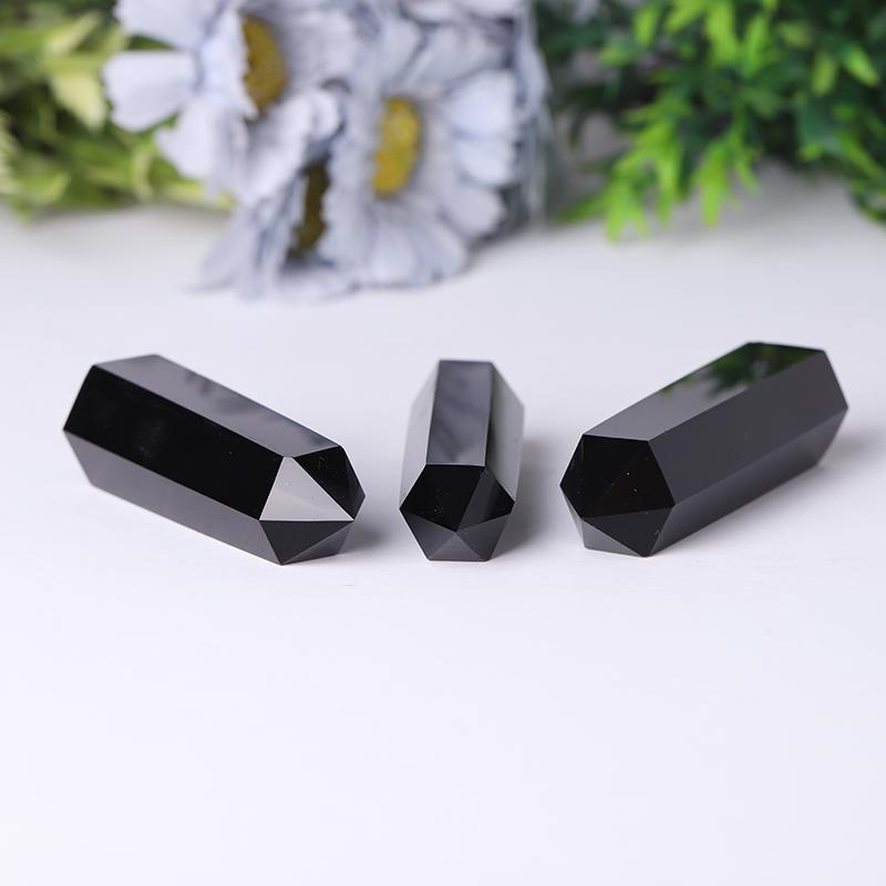 Wholesale Black Obsidian Point Polished Healing Tower Wholesale Crystals USA