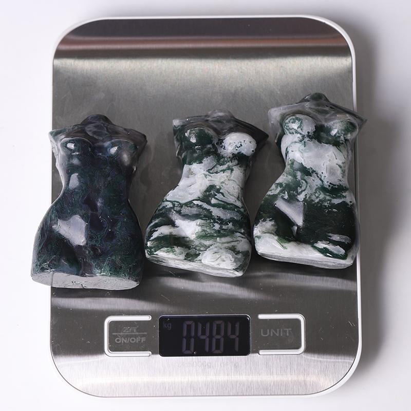 3“ Moss Agate Model Carving Wholesale Crystals USA