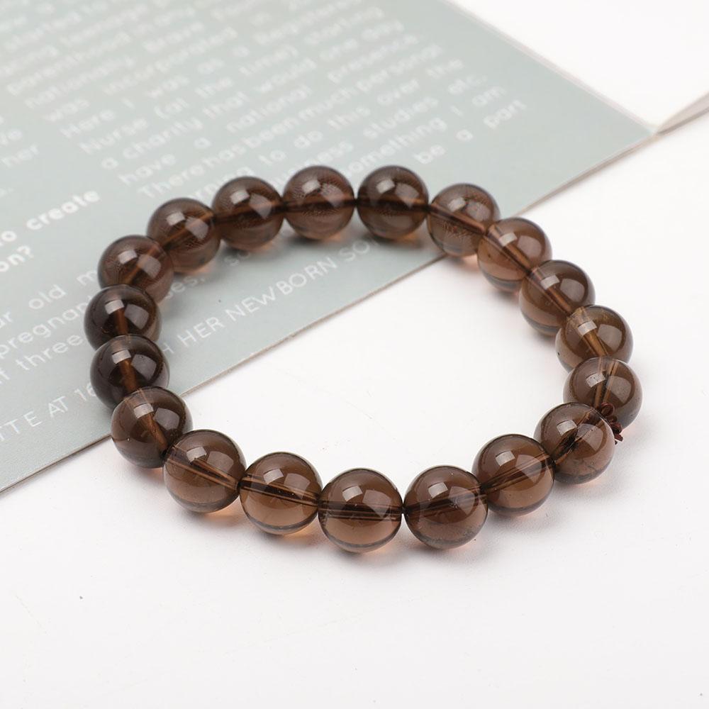 10.5mm Smoky Quartz Bracelet Wholesale Crystals USA