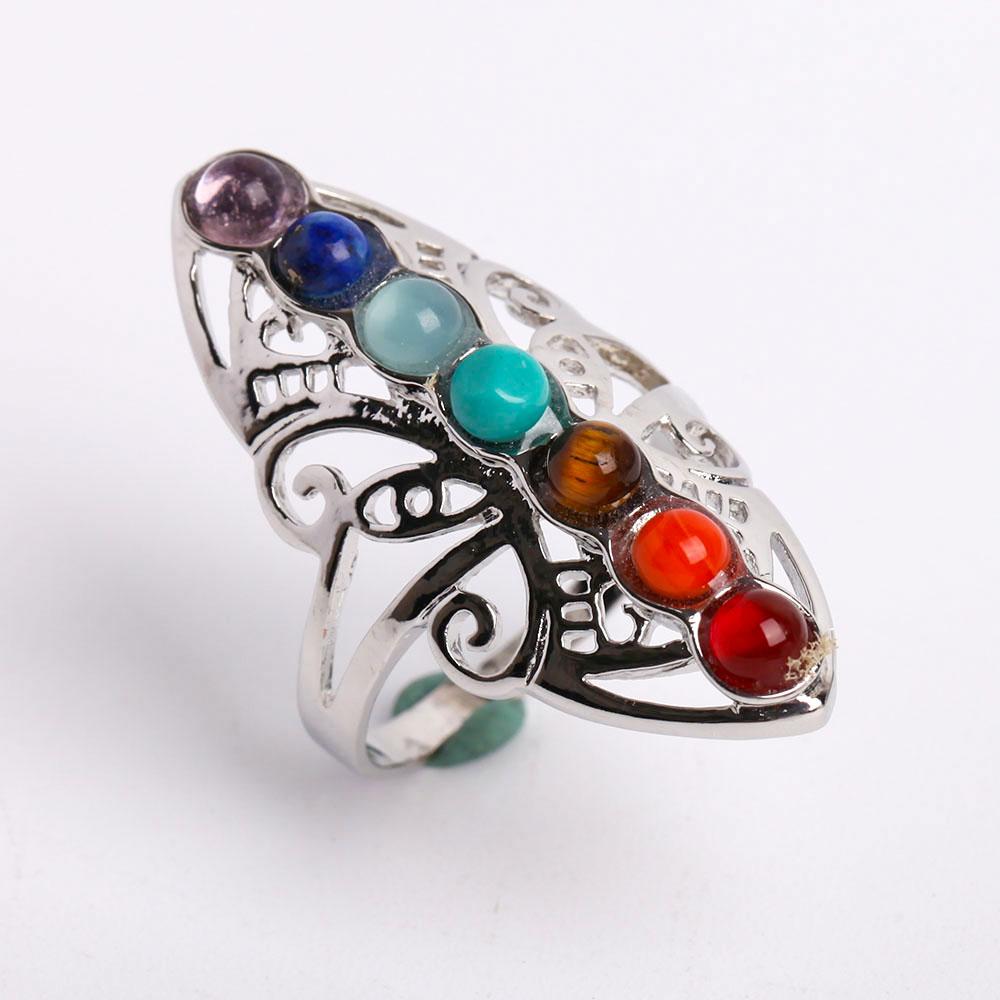 7 Chakra Adjustable Crystal Rrings Wholesale Crystals USA