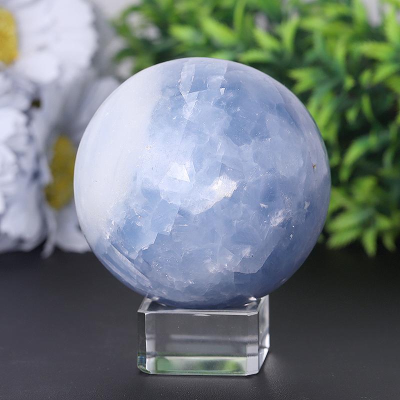 2.0"-4.0" Celestite Sphere Wholesale Crystals USA
