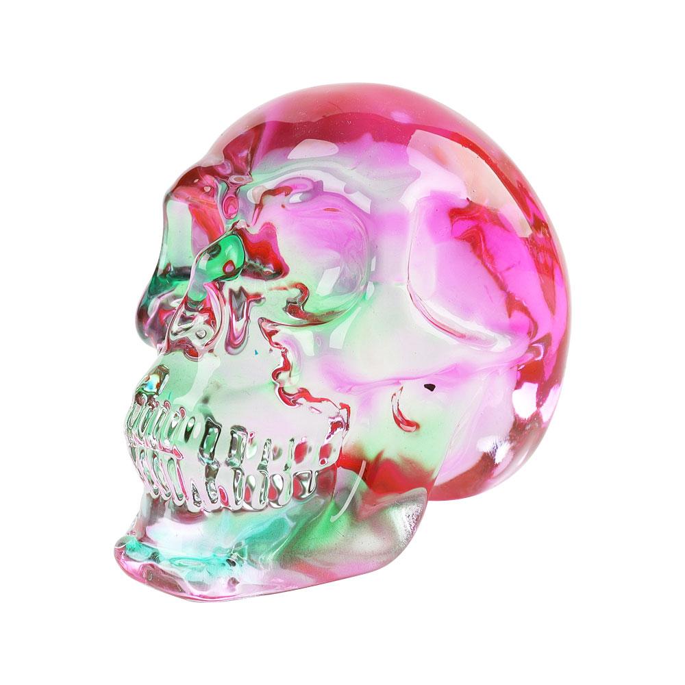 Aura Crystal Rainbow Skull Carving on Discount Wholesale Crystals USA