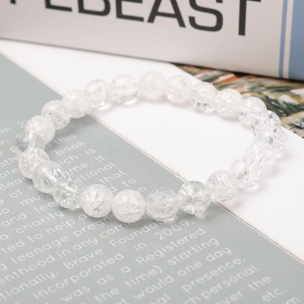Crack Clear Quartz Bracelet Wholesale Crystals USA