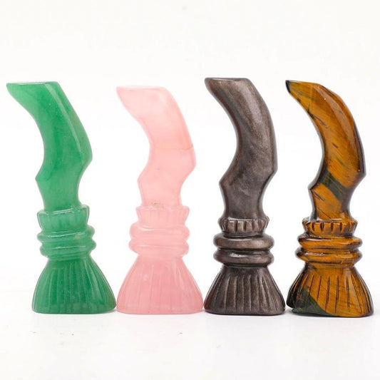 Wizard's Magic Broom Carvings Wholesale Crystals USA