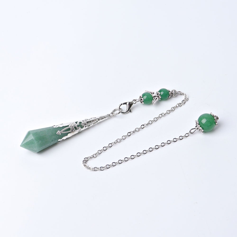 11.8" Long Chain Crystal Pendulum Wholesale Crystals USA