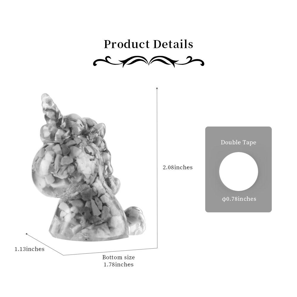 Lapis Crystal Chips Resin Unicorn