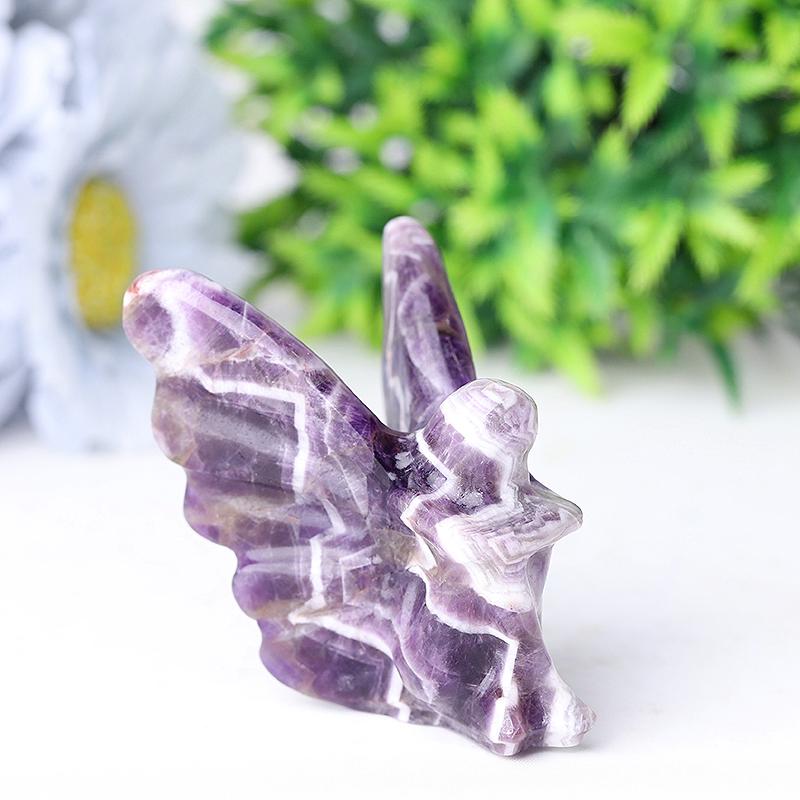2.4" Dream Amethyst Fairy Crystal Carvings Wholesale Crystals USA