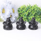 2.2" Black Obsidian Pumpkin Crystal Carvings for Halloween Wholesale Crystals USA