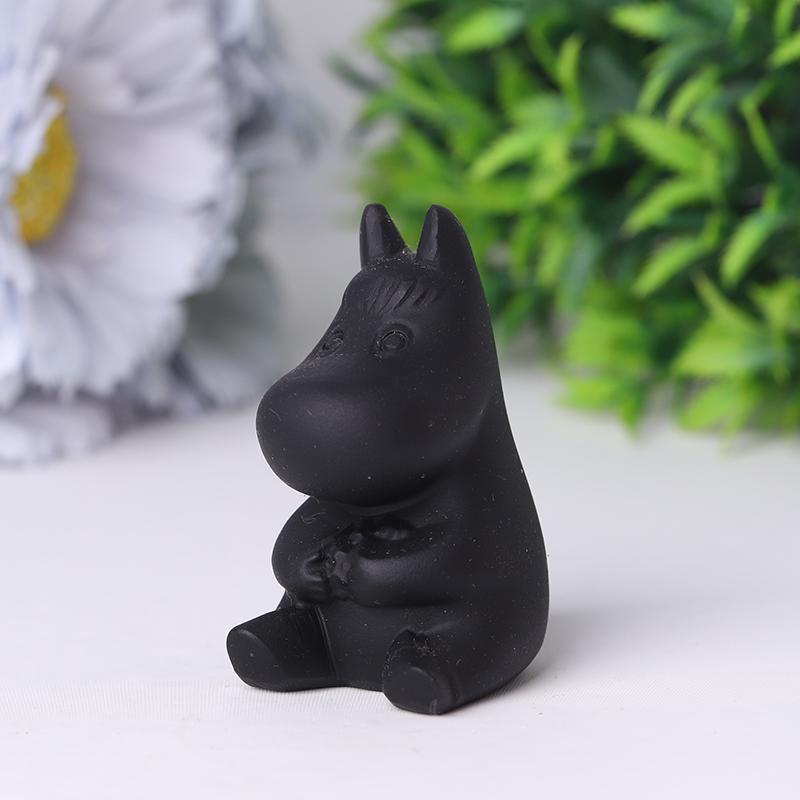 2" Black Obsidian Crystal Carvings Wholesale Crystals USA