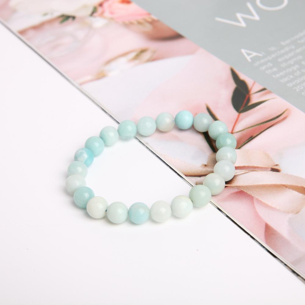 8mm Sky Blue Crystal Bracelet Wholesale Crystals USA