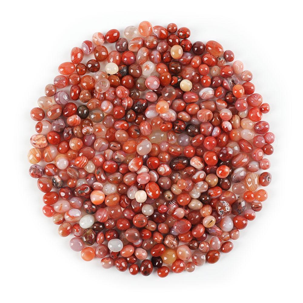 0.1kg Carnelian Tumbled Chips Stone Crushed Crystal Quartz Irregular Shaped Stones Wholesale Crystals USA