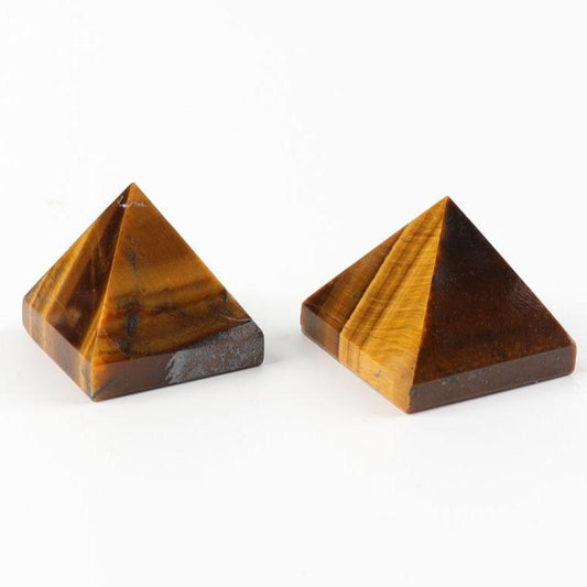 Tiger Eye Crystal Carving Pyramid Wholesale Crystals USA