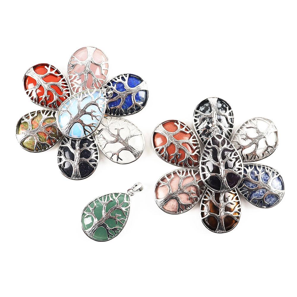 Tree of Life Amethsyt Pendant Crystals Quartz Jewelry Wholesale Crystals USA