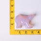 3" Pink Opal Bear Carving for Collection Crystal Gift Wholesale Crystals USA