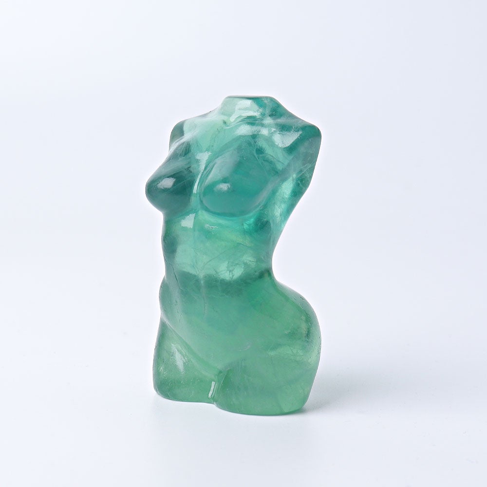 2.6" Fluorite Woman Model Crystal Carvings Wholesale Crystals USA
