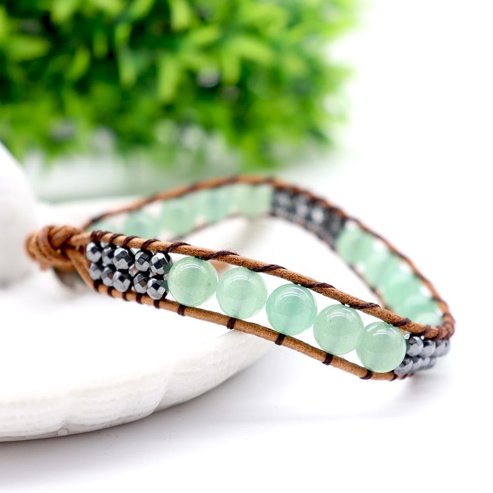 Hand-knitted Crystal Stone Bracelets Wholesale Crystals USA
