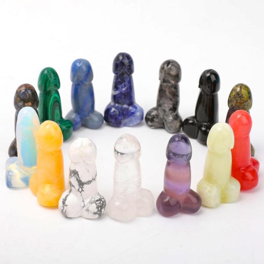 2" Crystal Ding Ding Carvings Wholesale Crystals USA