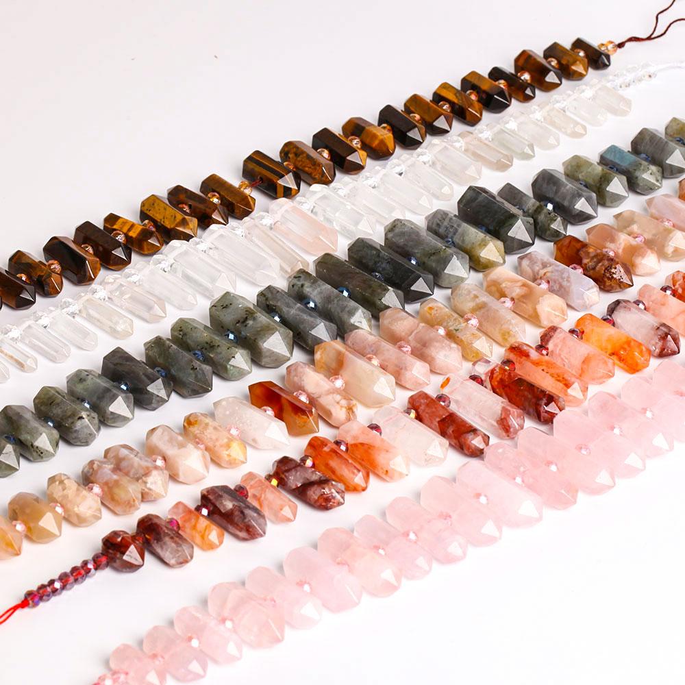 Natural Crystal Point Chain Strings Use for DIY Wholesale Crystals USA