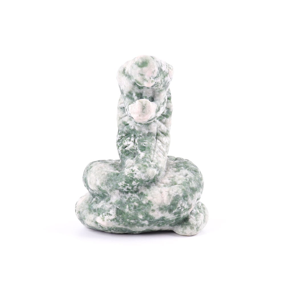 Unique Jade Cobra Snake Carvings
