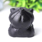 2" Black Obsidian Bulbasaur Crystal Carvings Wholesale Crystals USA