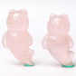 Rose Quartz Bear With Beauty Tail Crystal Carvings Wholesale Crystals USA