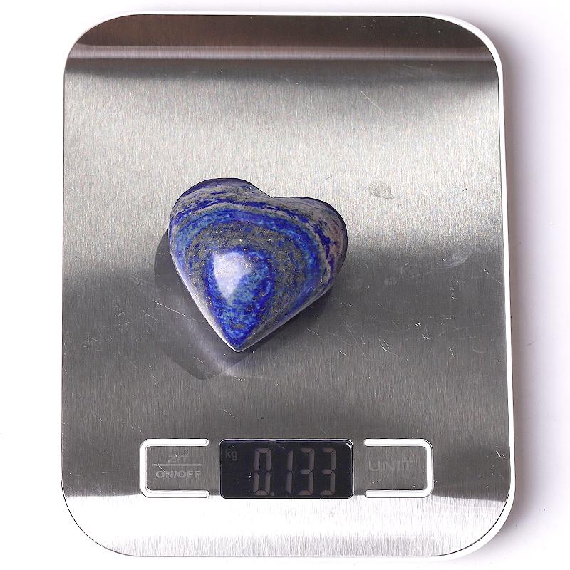 2.0-2.5" Lapis Heart Shape Crystal Carvings Wholesale Crystals USA