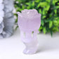 3" Natural Fluorite Rose Flower Carving for Collection Wholesale Crystals USA
