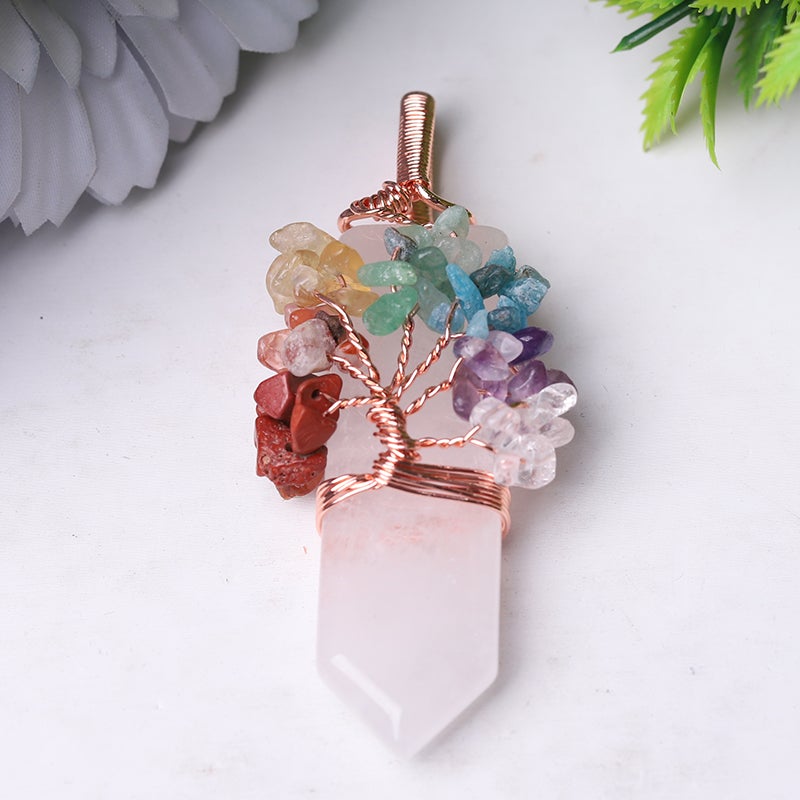 2.5" Tree of Life Crystal Pendant Wholesale Crystals USA