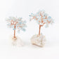 Aquamarine Chips Lucky Tree Free Form