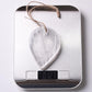 3.3" Clear Selenite Drop Shape with Hanging Rope