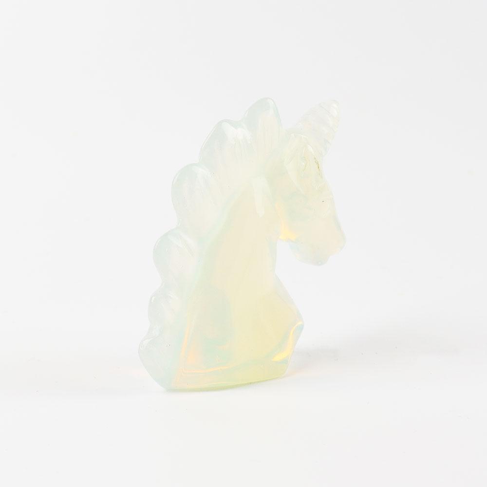 2" Opalite Crystal Carving Unicorn Wholesale Crystals USA