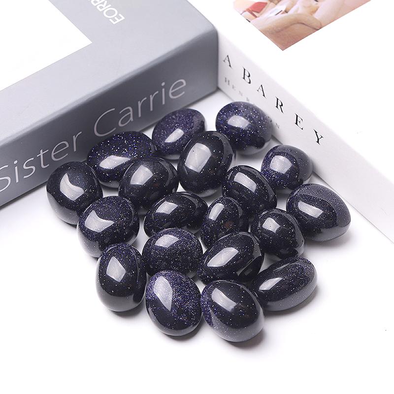 0.1kg Blue Sandstone Tumbles Crystal Tumbles for Healing Wholesale Crystals USA