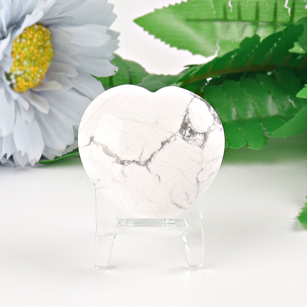 1.5" Heart Crystal Carvings Wholesale Crystals USA