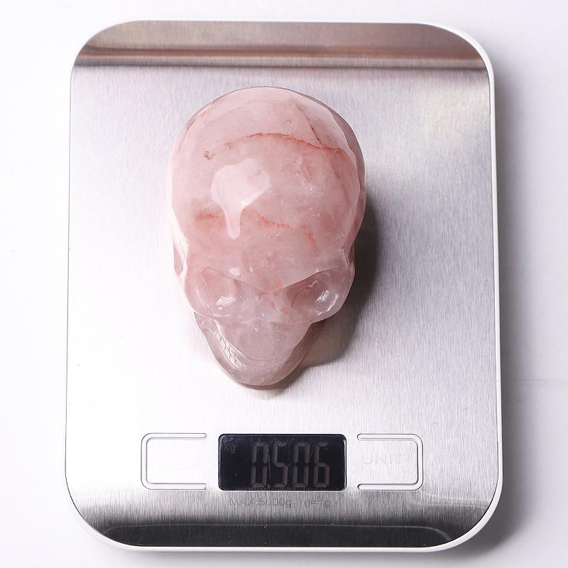 3.5" Fire Quartz Skull Crystal Carvings Wholesale Crystals USA