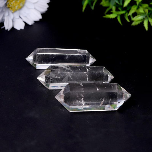 High Quality Natural Clear Quartz Double Terminated Points Wholesale Crystals USA