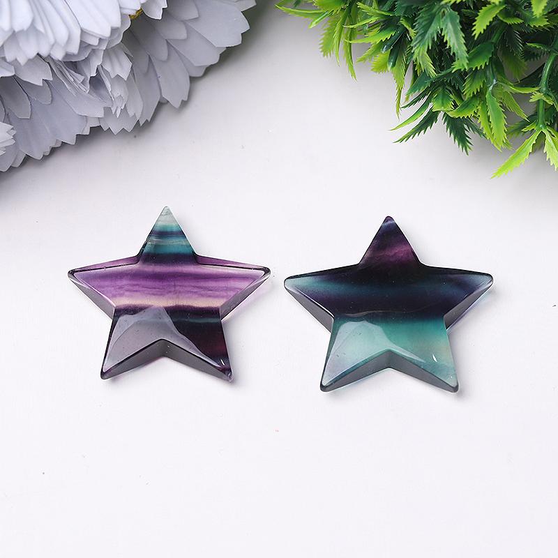 2" Fluorite Star Crystal Carvings Wholesale Crystals USA