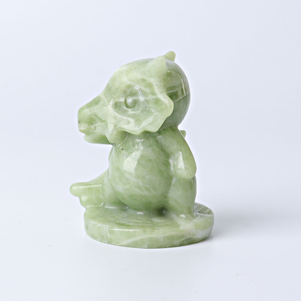 2" Jade Dinosaur Crystal Carvings Wholesale Crystals USA