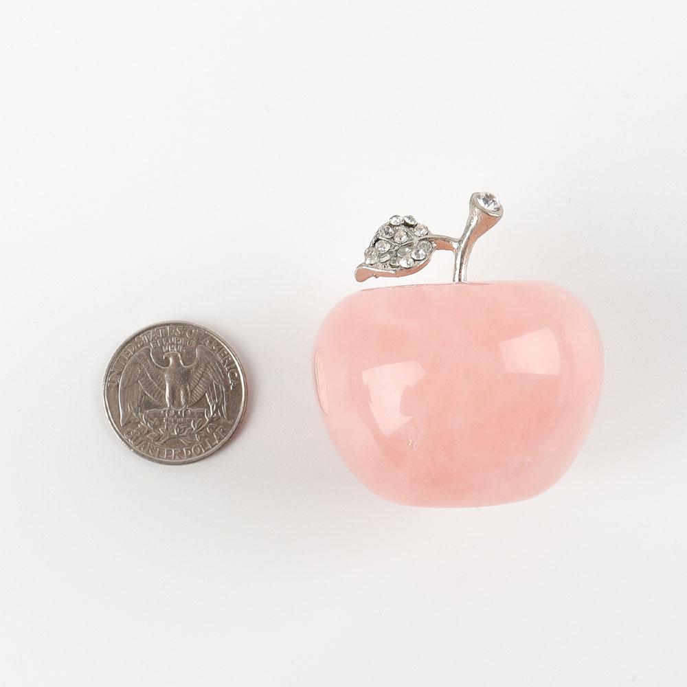 2" Crystal Carving Apple Wholesale Crystals USA