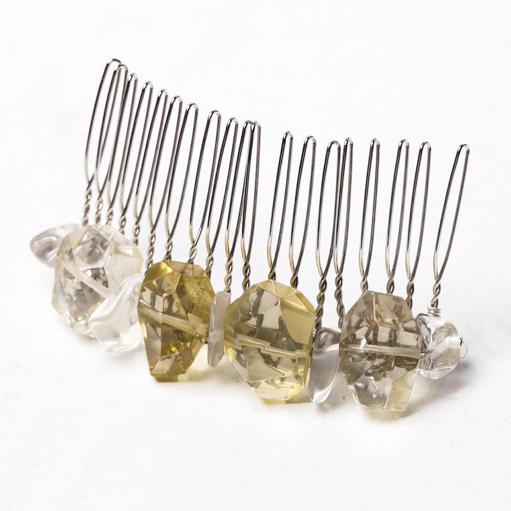 3“ Citrine Crystal Crown Comb Wholesale Crystals USA