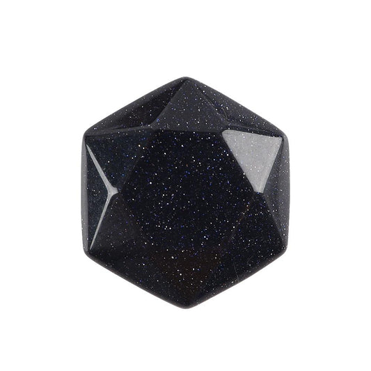 Blue Sand Stone Crystal Carving Star Shape Worry Stones Wholesale Crystals USA