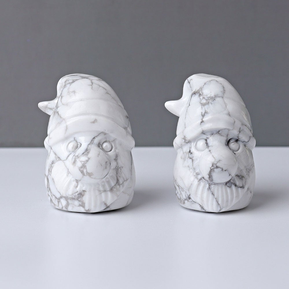 2.3" Howlite Gnomes Crystal Carvings Wholesale Crystals USA