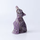 3" Dream Amethyst Wolf Crystal Carvings Wholesale Crystals USA