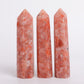 Set of 3 Gold Strawberry Quartz Points Wholesale Crystals USA