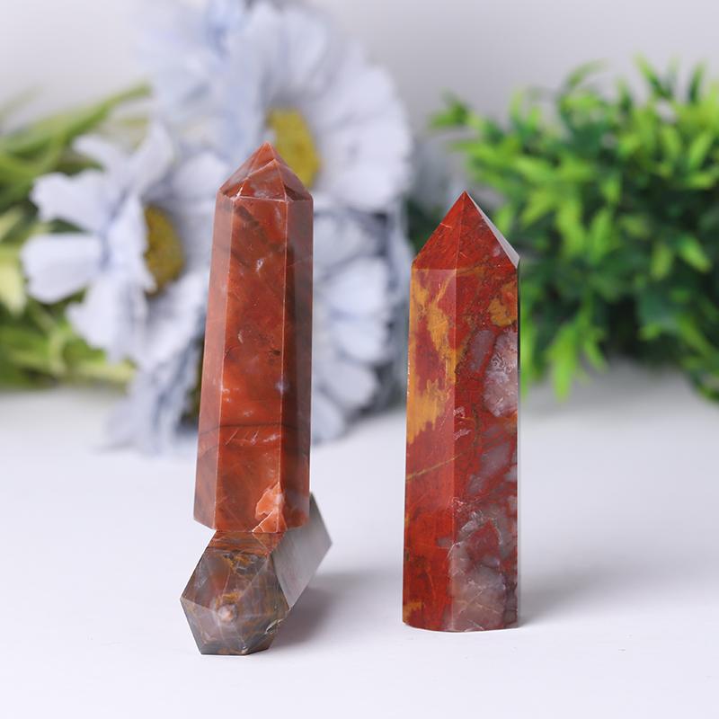 Wholesale Natural Agate Point Healing Tower Wholesale Crystals USA
